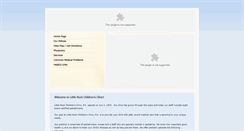 Desktop Screenshot of littlerockchildrensclinic.com